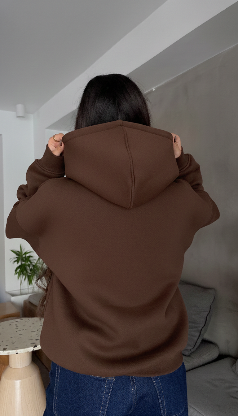 Brown Hoodie