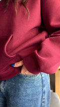 Burgundy Hoodie
