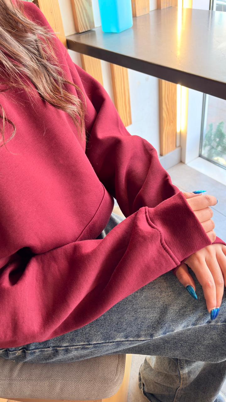 Burgundy Hoodie