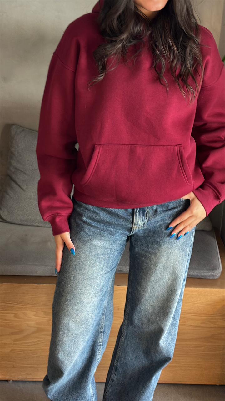 Burgundy Hoodie