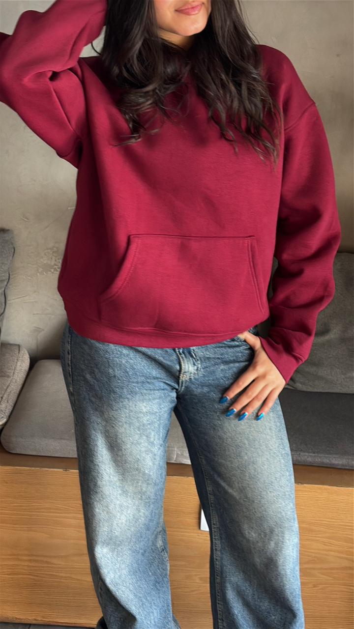 Burgundy Hoodie