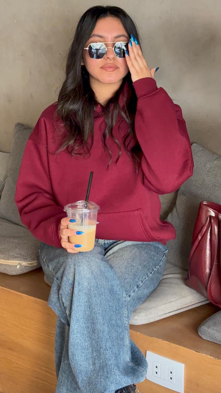 Burgundy Hoodie